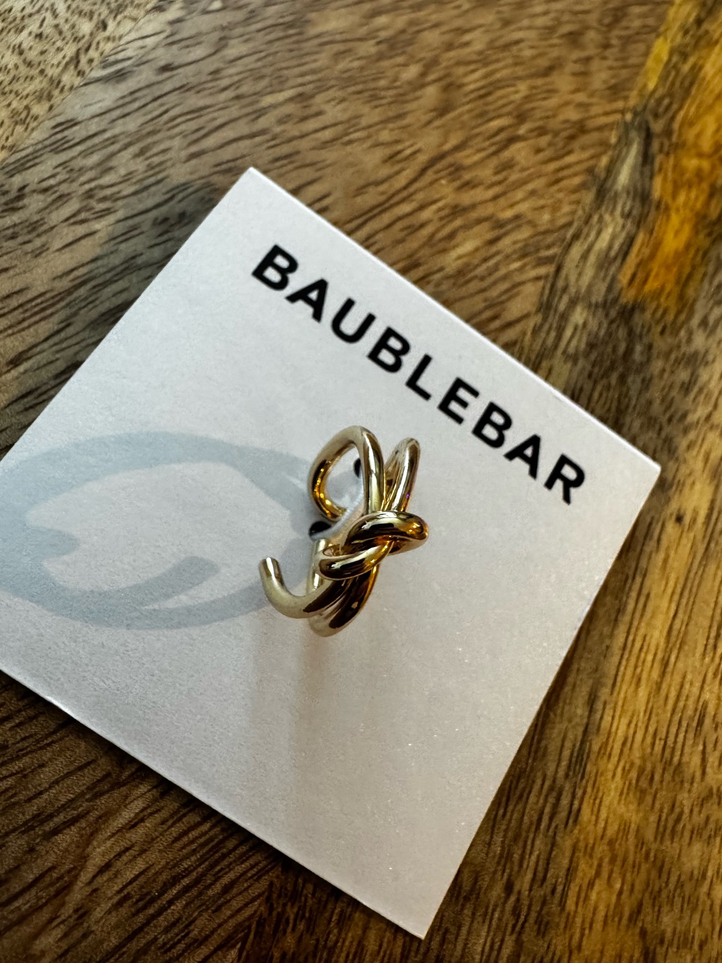Baublebar Knot Ring